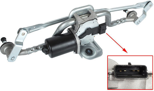 Citroen Jumpy 2007 Wiper Mechanism + Motor