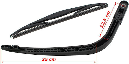 Toyota Yaris 01-06 Rear Wiper Arm + Blade French Version