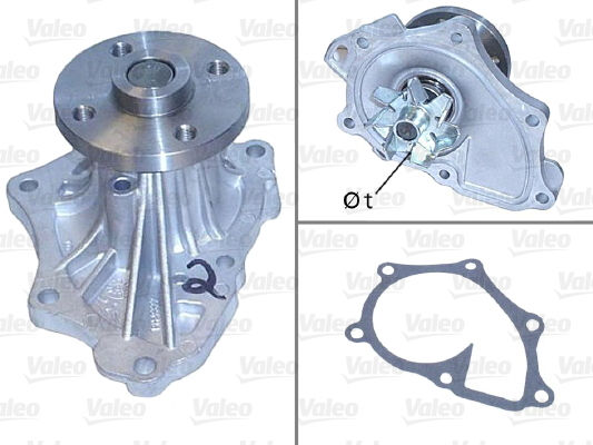 Valeo Pompă de Apă Auto pentru Toyota Avensis / Camry / Previa / RAV 4