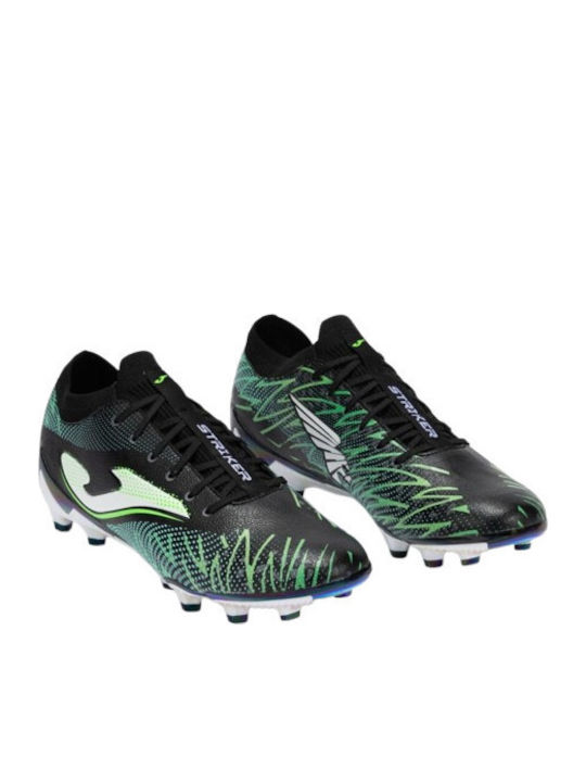 Joma Striker Ποδοσφαιρικά Παπούτσια με Τάπες Μαύρα