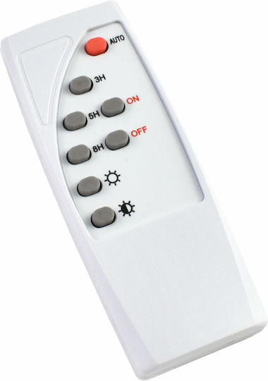 Solar Light 600W 25000lm Cold White 6500K with Photocell and Remote Control IP66
