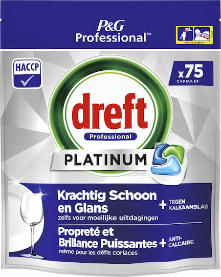 Dreft Geschäftliche 75 Kapseln Geschirrspülmittel