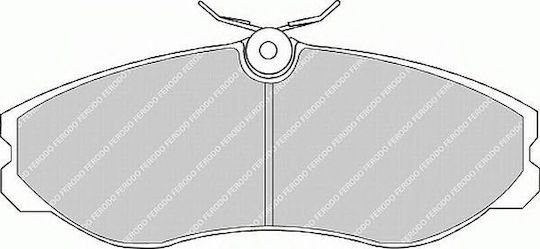 Ferodo Brake Pad Front 4pcs for Ford Maverick Nissan Serena