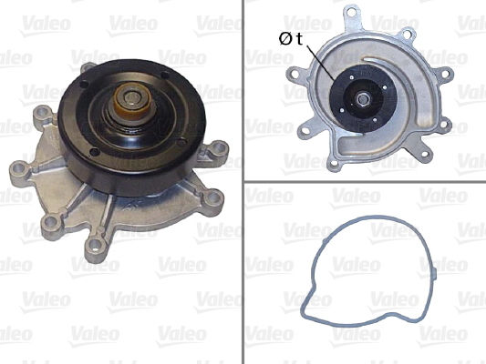 Valeo Pompă de Apă Auto pentru Jeep Cherokee / Commander / Grand Cherokee