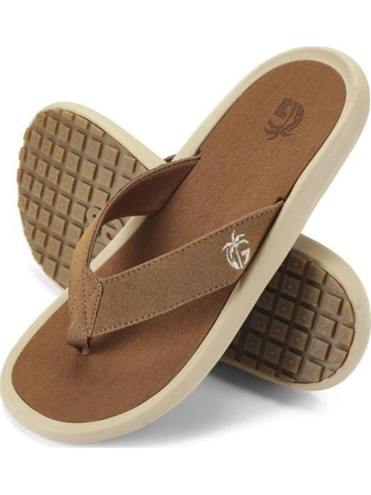 Men's Flip Flops Brown
