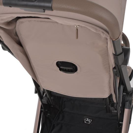Bebe Stars Isla Baby Stroller Suitable for Newborn Almond Beige 8.7kg