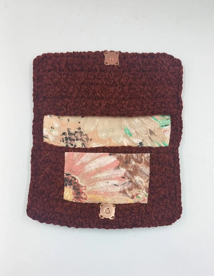 Aristourgimata Fabric Handmade Tobacco Pouch with Magnetic Closure Knitted Tobacco Pouch