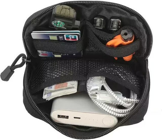 Tactical Militärrucksack Gürtel aus Polyester Schwarz