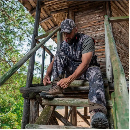 Chameleon Hunting Vest Double Sided Camouflage Fleece Orange