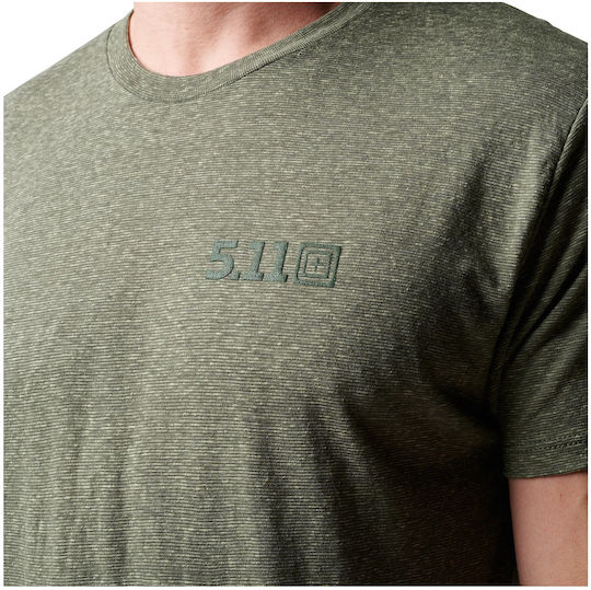 5.11 Tactical Triblend Legacy Къс Ръкав Тениска Военнозелена