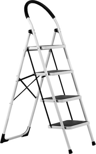 General Trade Eisen Stehleitern 4 Stufen 101cm