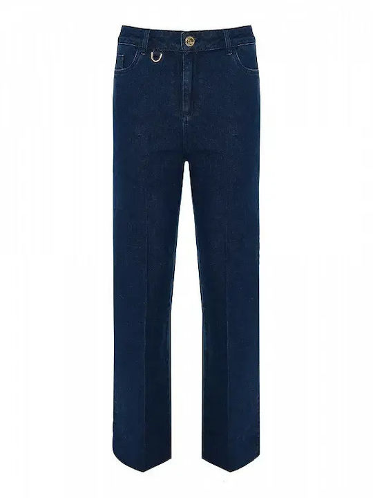 Women's Fabric Trousers Blue
