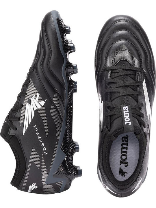 Joma Powerful Football Shoes with Cleats FG Black