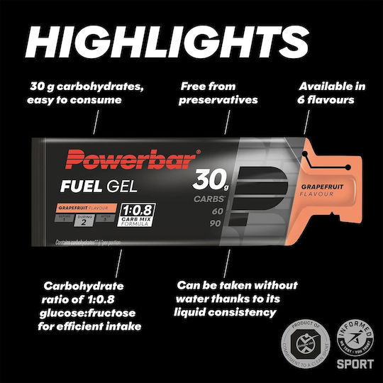 PowerBar Fuel Gel Cola-portocală 50ml