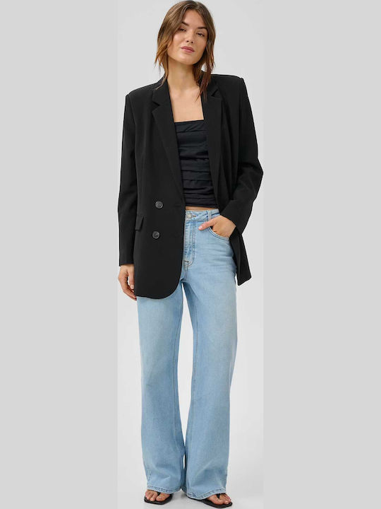 Women's Corset Blouse Black