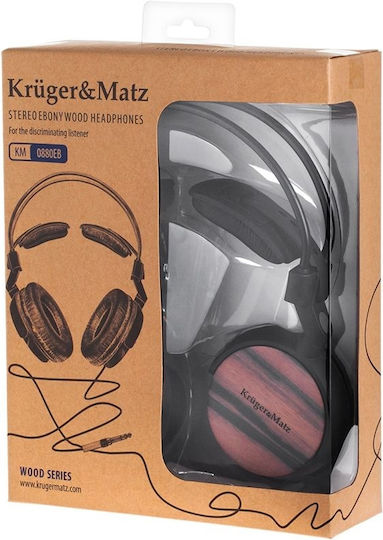 Kruger & Matz KM0880EB Căști On Ear Wireless / Cu Fir cu 6 Ore Autonomie Maro