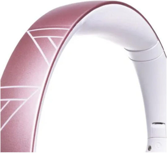 PowerLocus P3 Kabellos / Kabelgebunden Über Ohr Kopfhörer mit 40 Stunden Betriebszeit und Quick Charge Rose Gold