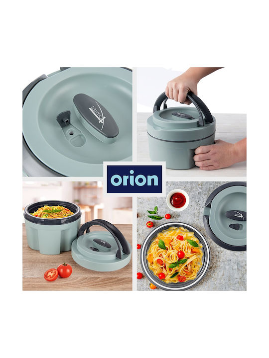 Orion Δοχείο Φαγητού Inox Θερμός Γκρι 2.4lt