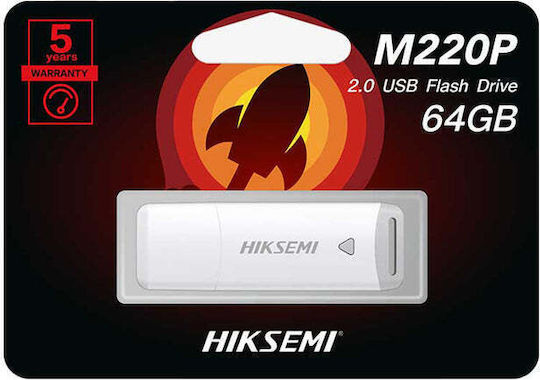 Hiksemi HS-USB-M220P 64GB USB 3.2 Stick White