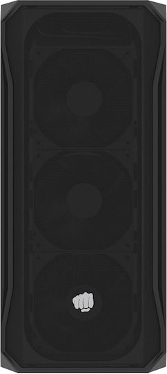 Endorfy Aquarius 8000 Corona Gaming Midi Tower Κουτί Υπολογιστή με Πλαϊνό Παράθυρο και ARGB Φωτισμό Μαύρο