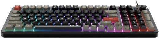 MSI Forge GK110 Gaming Keyboard with RGB Lighting (English US)