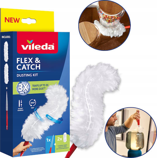 Vileda Flex & Catch with Handle & Spare Parts