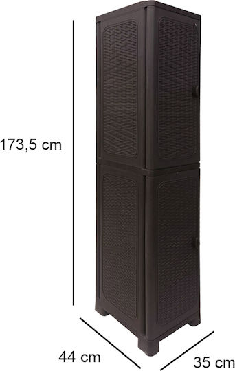 Double-Leaf Plastic 35x44x173.5 cm Double-Leaf Plastic 35x44x173.5 cm