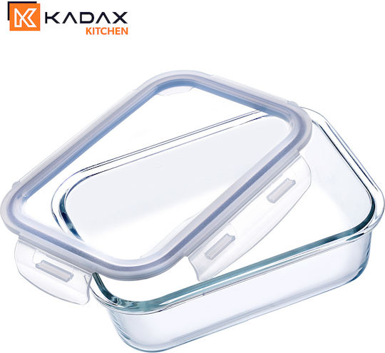 Kadax Set Mittagsboxen Glas Transparente 4 Stück