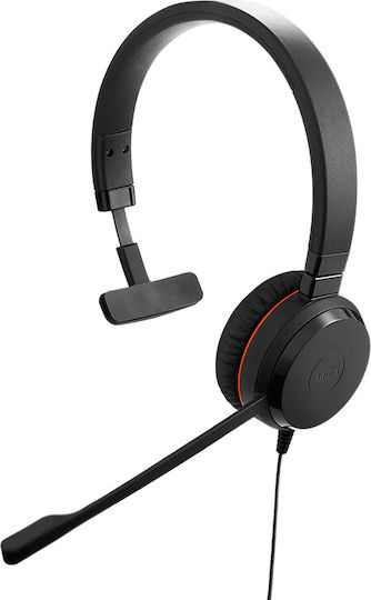Jabra Evolve 20 Mono On Ear Multimedia Ακουστικά με μικρόφωνο και σύνδεση USB-A / USB-C