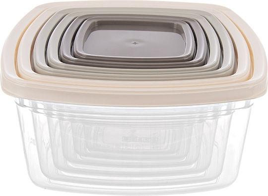 Orion Set Mittagsboxen Transparent 6 Stück