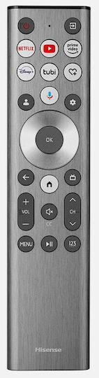 Hisense U8 Series Γνήσιο Τηλεχειριστήριο Τηλεόρασης