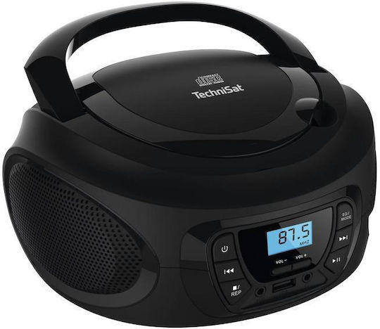 Technisat Sistem Audio Portabil Cu Bluetooth Radio CD Casetă Player USB Negru