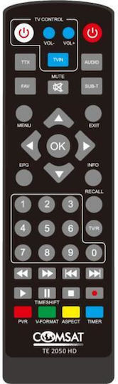 DPM TE 2050 HD TUN1810 Ψηφιακός Δέκτης Mpeg-4 Full HD (1080p) με Λειτουργία PVR (Εγγραφή σε USB) Σύνδεσεις SCART / HDMI / USB