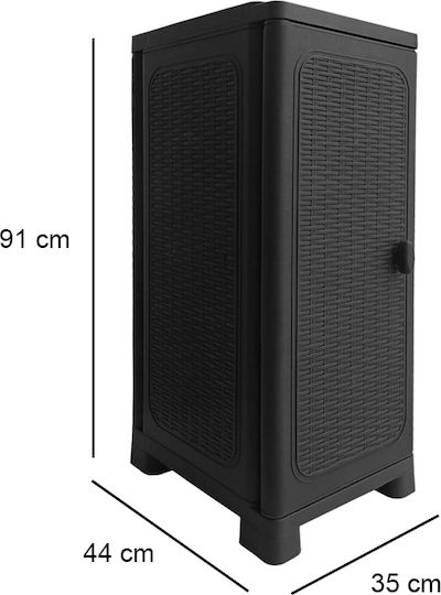 Single Door Plastic 35x44x91cm Single Door Plastic 35x44x91cm