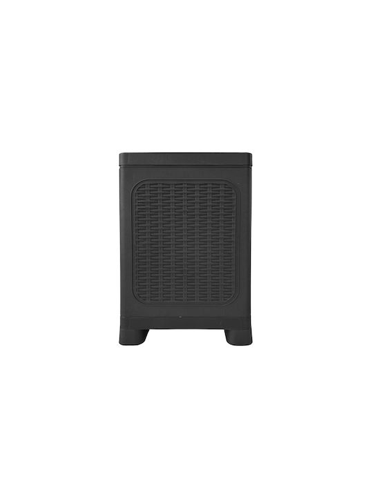 Single-Leaf Plastic Cabinet with 1 Shelf Suitable for Small Spaces 35x44x54 cm