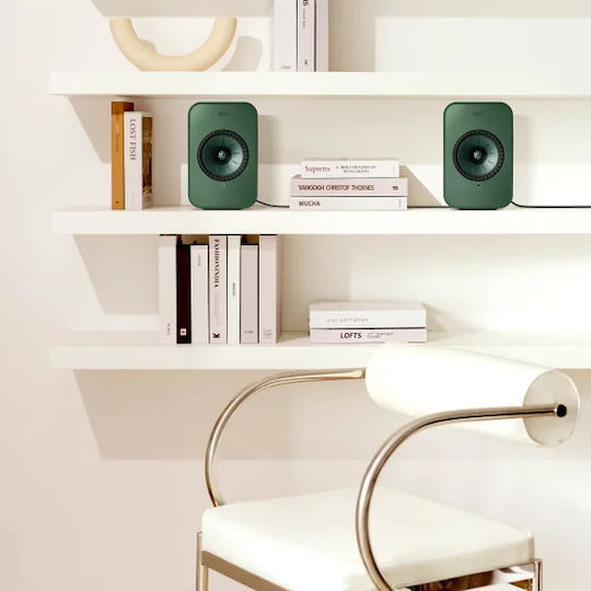 Kef Lsx Ii Αυτοενισχυόμενα Ηχεία με Wi-Fi & Bluetooth 70W (Ζεύγος) Πράσινα