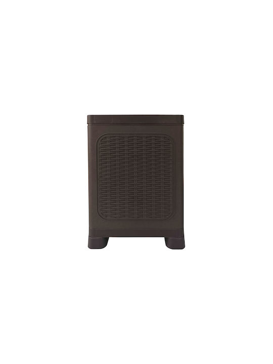 Single-Leaf Plastic Cabinet with 1 Shelf Suitable for Small Spaces 35x44x54 cm