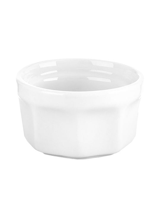 Orion Round Porcelain White Serving Bowl Diameter 6cm 4 Pieces
