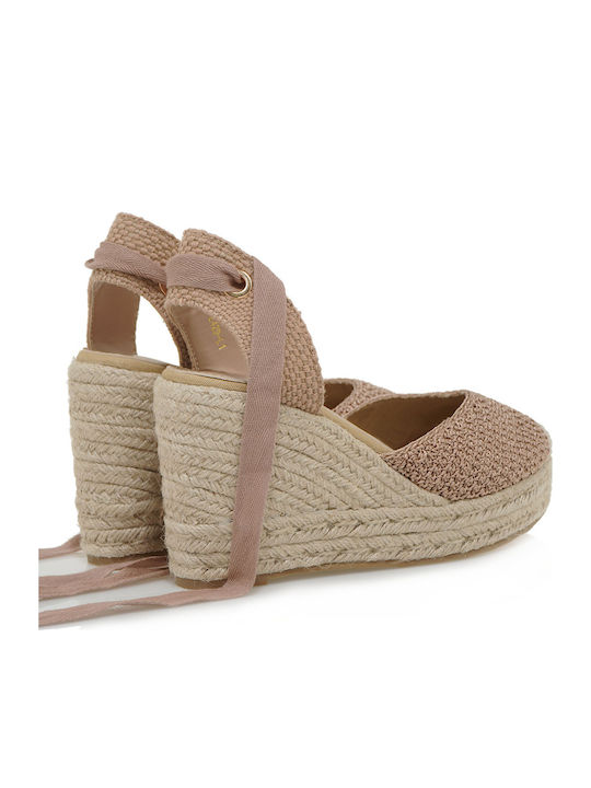 Women's Platform Espadrilles Pink
