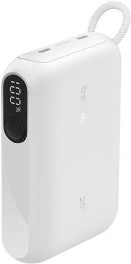 Belkin Power Bank 10000mAh 20W with 2 USB-C Power Delivery Ports White