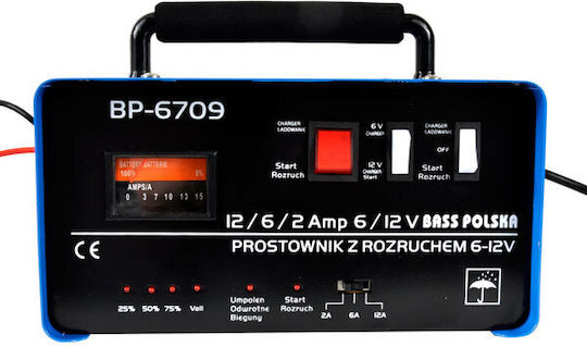 Bass Polska Starter-Charger Portabil Pentru Baterii Auto și Motocicletă 6/12V