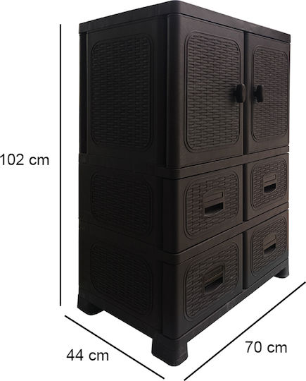 Двукрилен Пластмаса 70x44x102бр Двукрилен Пластмаса 70x44x102бр