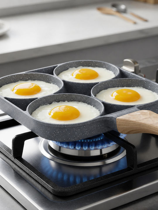 Tigaie Dublă pentru Pancakes din Aluminiu cu Acoperire Antiaderentă 35.6cm