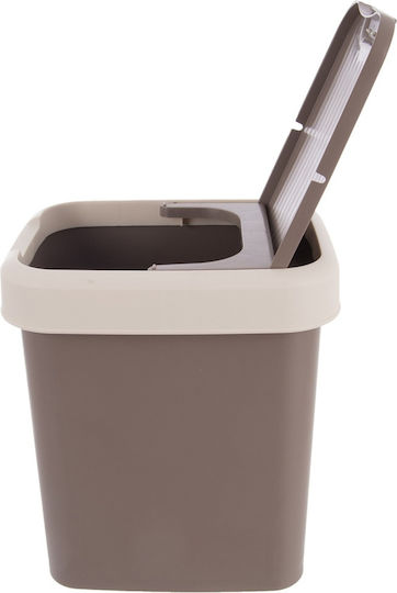 Orion Coș De Gunoi Din Plastic Maro 12lt