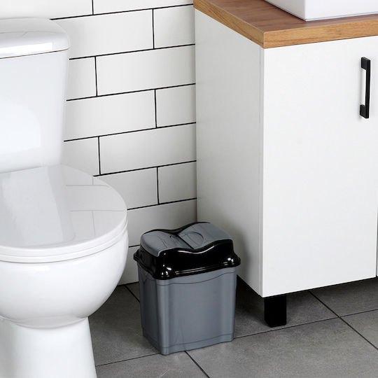 Orion Plastic Waste Bin Grey 5L