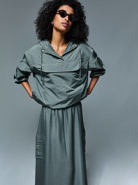 Maxi Φούστα Military Olive