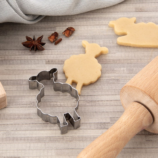 Steel Cookie Cutter Sheep 7 Cm