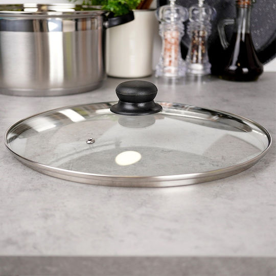 Vilde Vilde Aluminium Pfanne mit Deckel mit Stein Innenbeschichtung 32cm