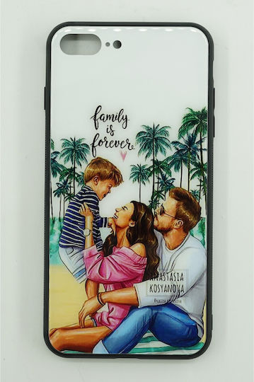 Husă Protectoare Flippy Compatibilă Huawei Nova 9 Sticlă Print Familie Este Pentru Totdeauna Multicoloră