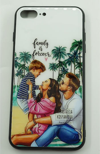 Husă Protectoare Flippy Compatibilă Huawei Nova 9 Sticlă Print Familie Este Pentru Totdeauna Multicoloră